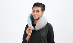 原來頸枕還能這么有設計感，便攜又顏值高