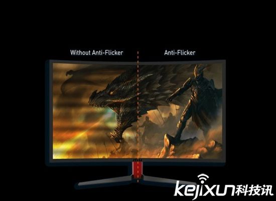 微星推出27英寸游戲顯示器 曲面設計