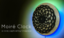 Moiré Clock掛鐘：讓你精神放松舒緩壓力