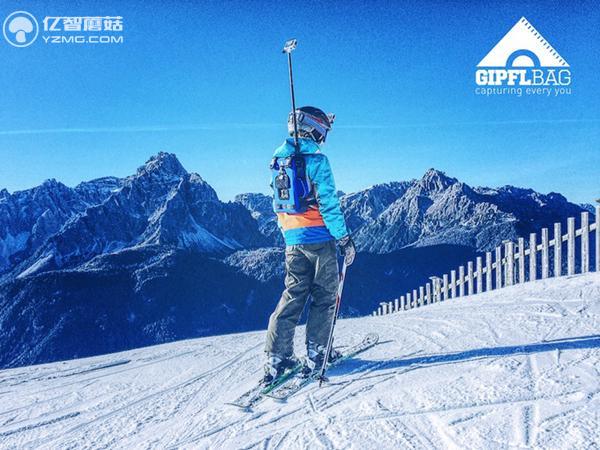 拍照新姿勢:自帶GoPro支架的戶外運動背包