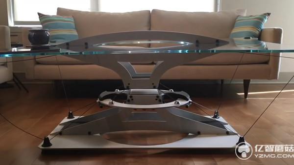 磁力懸浮黑科技 來(lái)看看這款極具未來(lái)感的酷炫茶幾