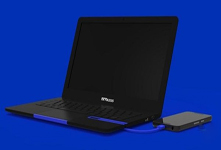 Mirabook拓展塢設備 讓手機變身為筆記本