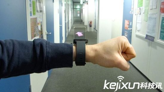 AR未來增強現實手表 顯示地圖立體方向箭頭指引