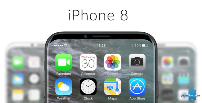 5.8英寸iPhone 8將采用無邊框OLED屏幕 邊緣位置略有彎曲
