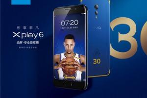 vivo推出Xplay6庫里定制版：黃藍(lán)配色+定制簽名