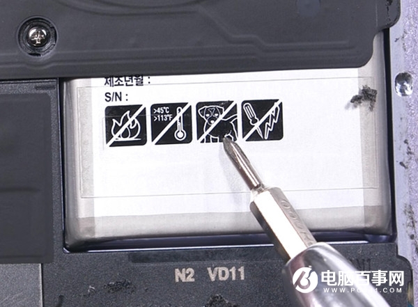 三星S8電池上有個禁狗標簽是什么意思？