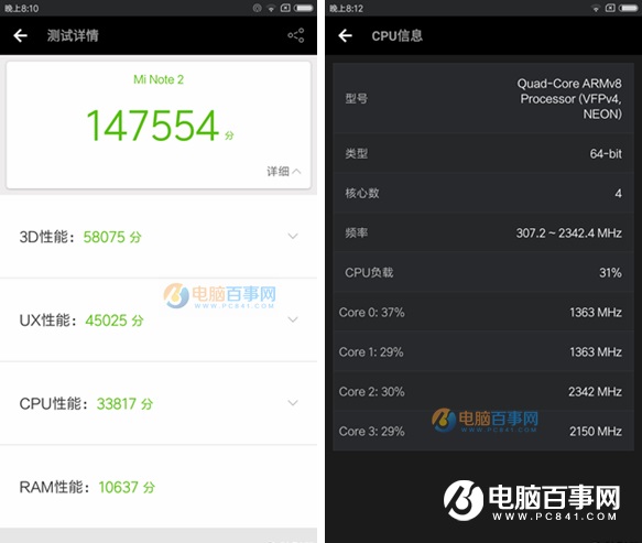 小米6和小米Note2性能哪個(gè)好?跑分對(duì)比