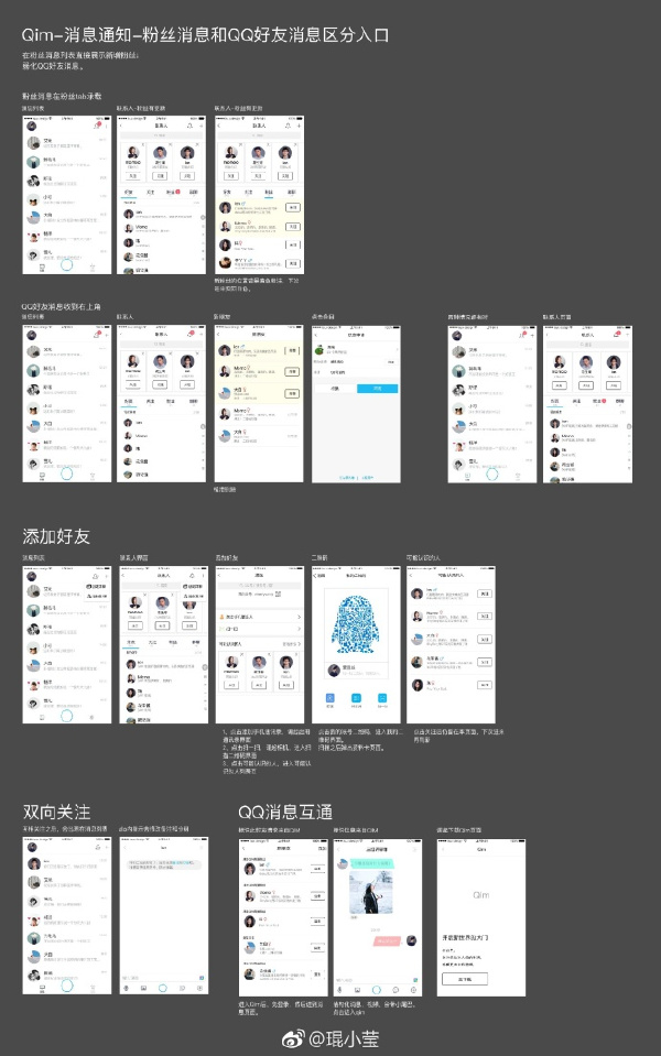 騰訊第四代社交QIM應用截圖大曝光：支持有粉絲！