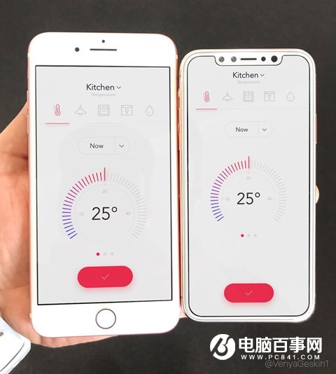 “iPhone8”白色版對比iPhone7 Plus:正面驚艷
