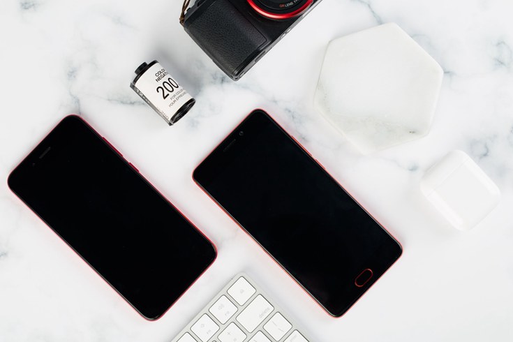 小米5X紅色版和魅藍Note6猩焰紅哪個好看？對比開箱