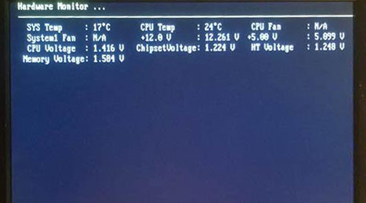 電腦開(kāi)機(jī)提示Hardware Monitor解決方法？