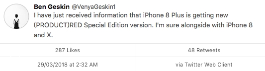 蘋果刺激銷量:iPhone 8/X新配色殺到
