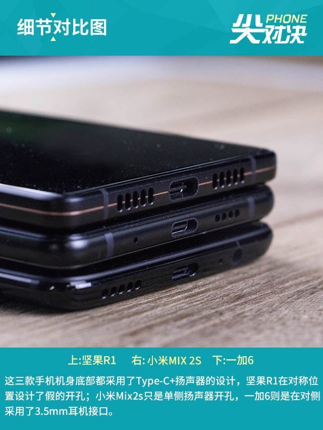 堅果R1、小米MIX2S、一加6對比評測 驍龍845旗艦怎么選？