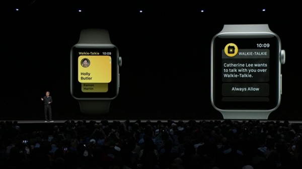 蘋果watchOS 5正式發(fā)布：新增對講機、手表支持互發(fā)語音