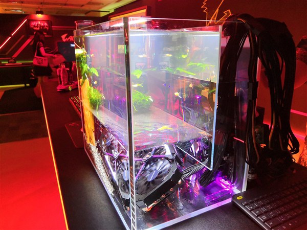 顯卡直接扔魚缸里散熱 未來你的電腦也能泡在里邊