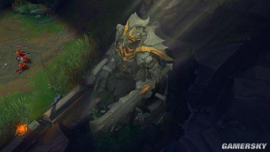 LOL地圖新增神王對決場景:蓋倫、諾手巨大雕像惹眼