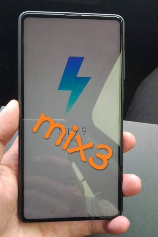 小米MIX3真機諜照曝光:屏占比超95% 比OV更激進?