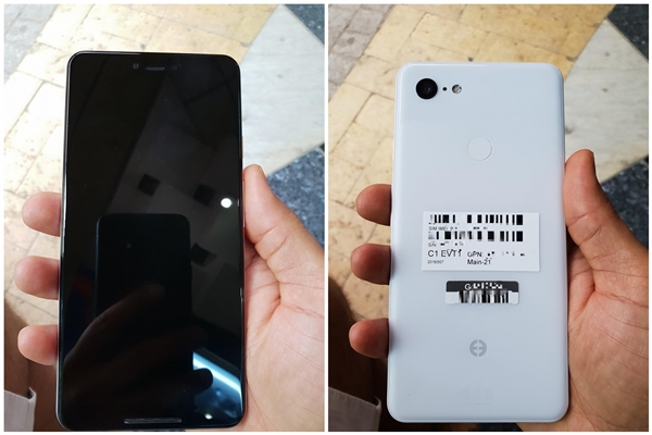 谷歌Pixel 3 XL劉海屏工程機曝光：首次支持無線充電