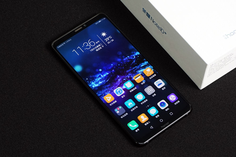 榮耀Note10幻夜黑開(kāi)箱圖賞：黑科技加持 不只是大屏