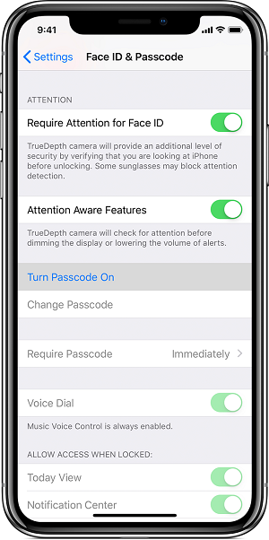 iPhone XS如何設置密碼 iPhone Xs提示無法更改密碼怎么辦?