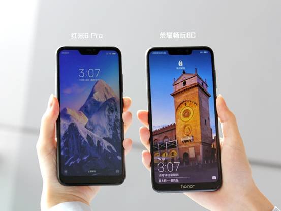紅米6 Pro與榮耀暢玩8C對比評測：誰是最強中低端手機？