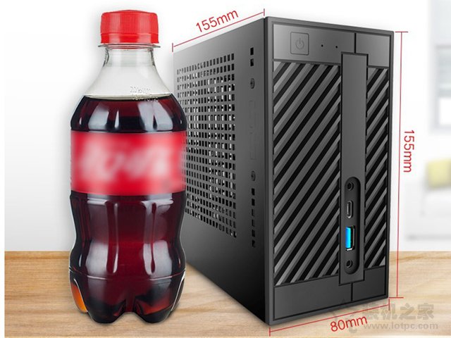 300毫升可樂瓶高度Mini主機！intel四核i3-8100超迷你主機配置推薦