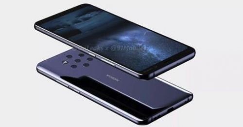 諾基亞9渲染圖曝光：驍龍845+后置五攝，加持屏下指紋