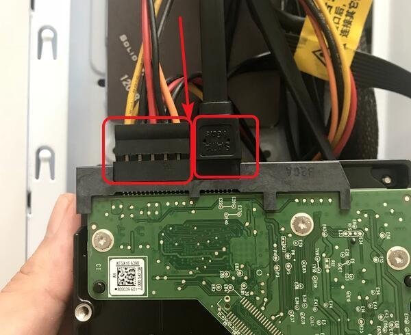 臺式電腦加新/舊機械硬盤+分區教程