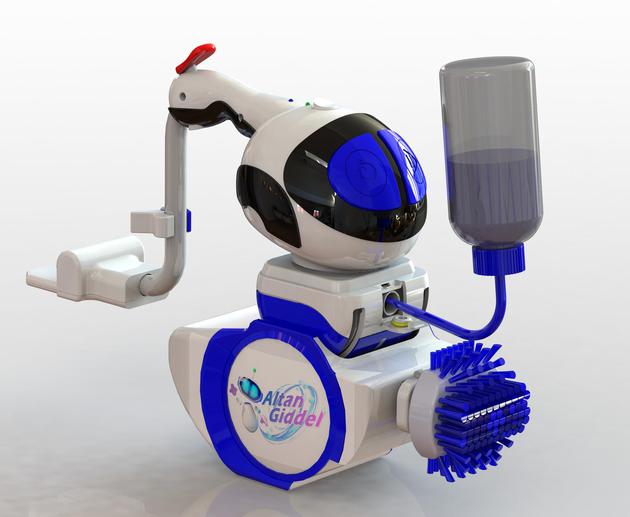 首款刷馬桶機器人上市 臟活累活留給它就好