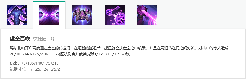 Q技能：虛空召喚