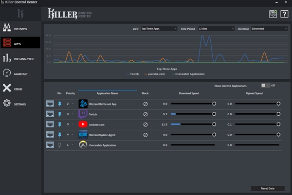 Killer E3000網卡發布:首次支持2.5G以太網