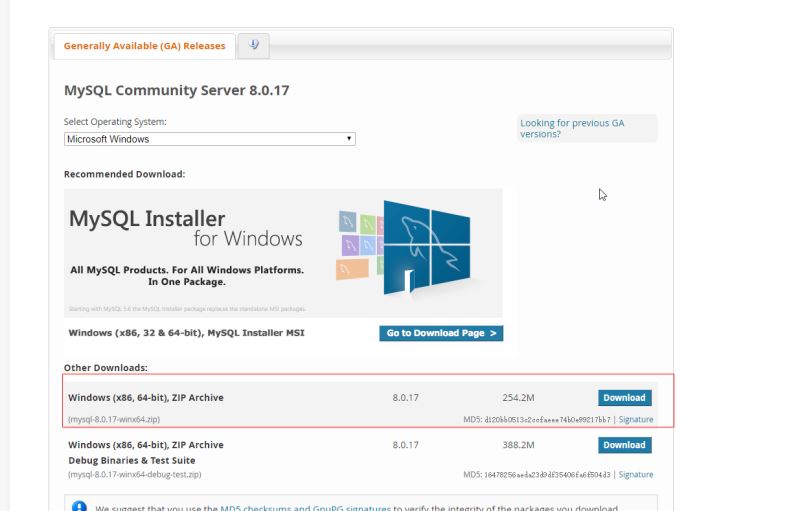 WINDOWS下安裝MYSQL數據庫教程詳解