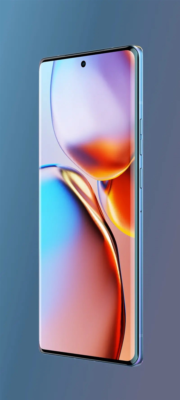 摩托羅拉Edge 40 Pro渲染圖出爐：居中打孔雙曲屏 邊框絕了